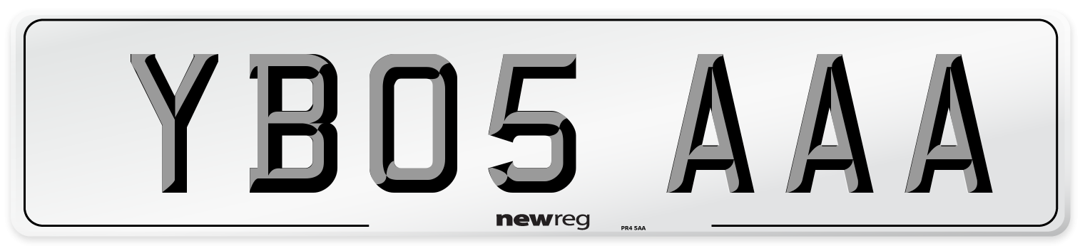YB05 AAA Number Plate from New Reg